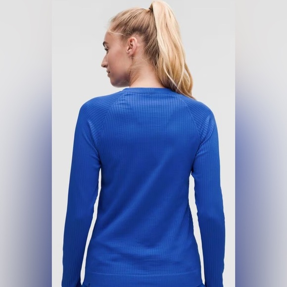 NWT Lululemon Rest Less  Blue Pullover SZ 8 - Picture 1 of 14